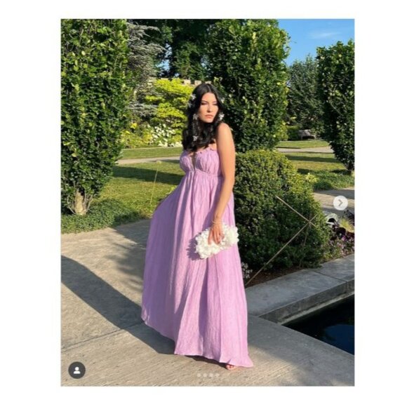 Line & Dot Lylac Maxi Dress in Lilac X-Small New Womens Long Gown - Picture 13 of 13